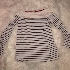 Navy and Cream Stripped Shirt